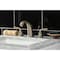 Kingston Brass Widespread Bathroom Faucet with PopUp Drain, Antique Brass KB983RXLAB - alternate 4